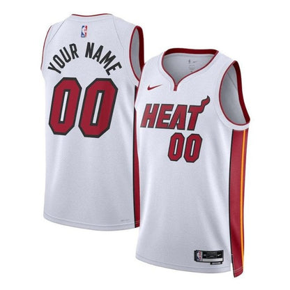 Camiseta unisex de la NBA Miami Heat 2023 blanca - Edición Asociación