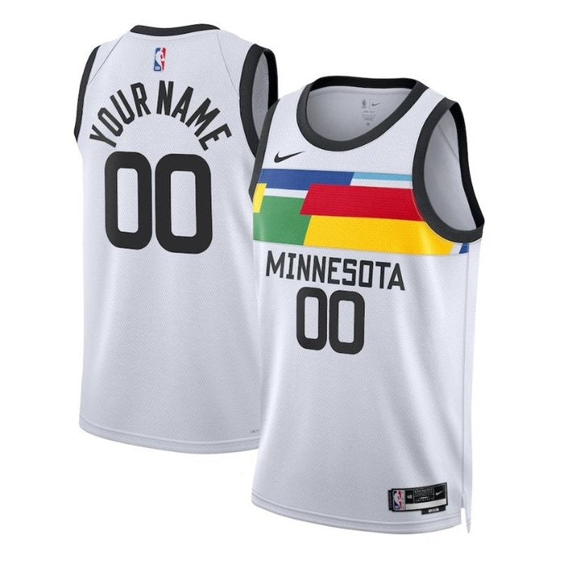 Camiseta unisex de la NBA Minnesota Timberwolves 2023 - Edición Ciudad - Blanca