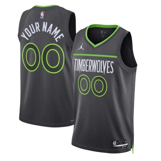 Camiseta unisex de la NBA Minnesota Timberwolves 2023 - Edición Statement - Negra