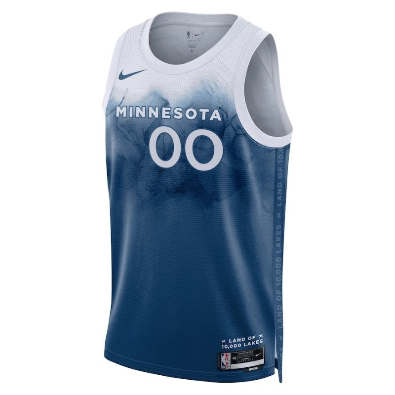 Camiseta NBA unisex Minnesota Timberwolves 23/24 - Azul - Edición Ciudad