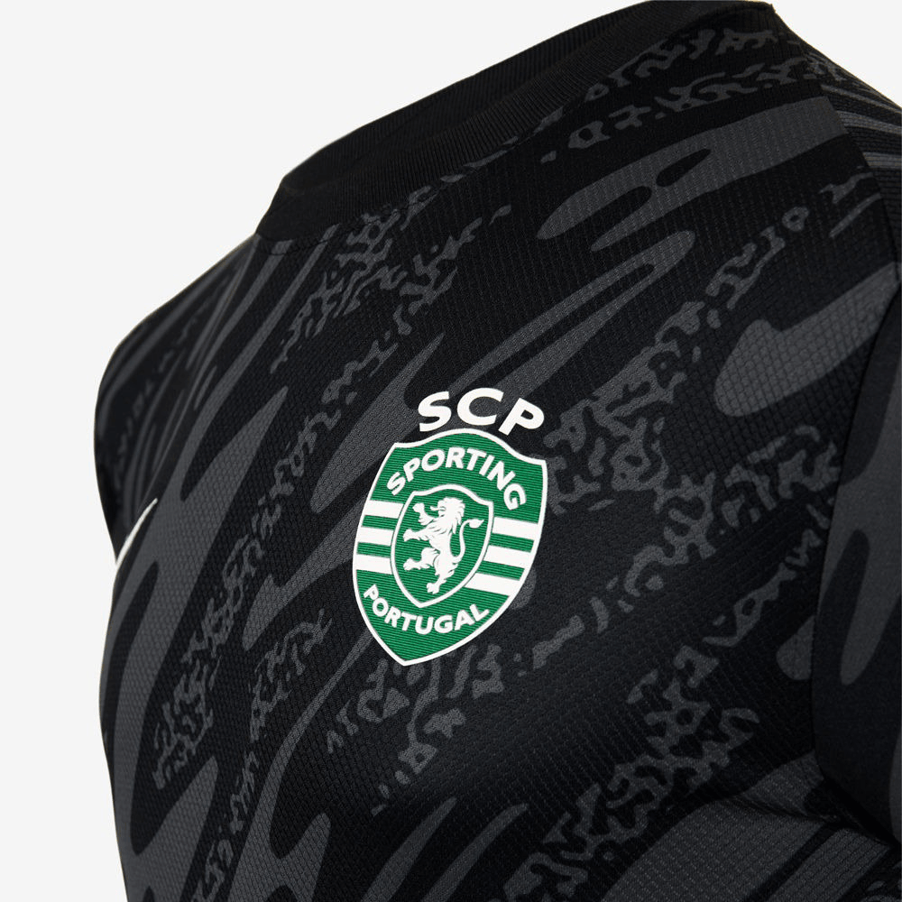 Camiseta de portero del Sporting, negra, 2024/25 - ¡ÚLTIMAS UNIDADES! 🔥💚