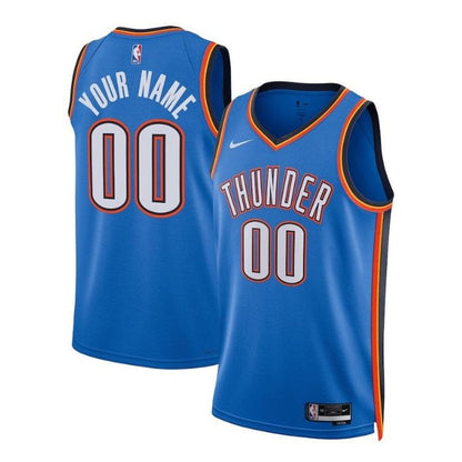 Oklahoma City Thunder Unisex 2023 NBA Jersey Blue - Icon Edition