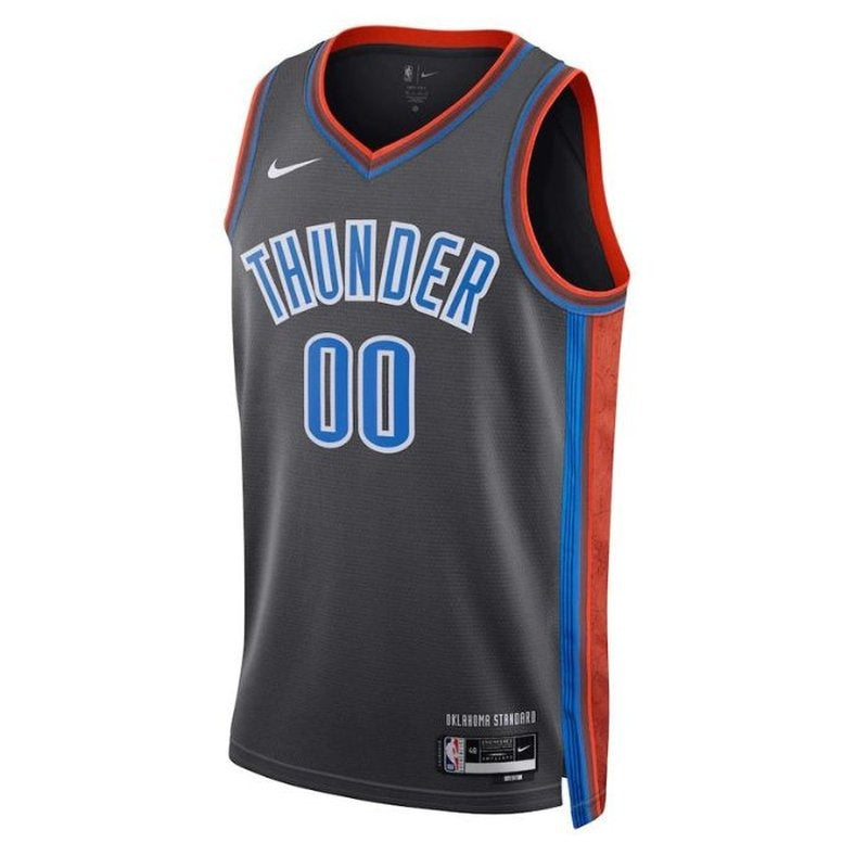 Camiseta unisex de los Oklahoma City Thunder 2023 NBA - Edición City - Negra
