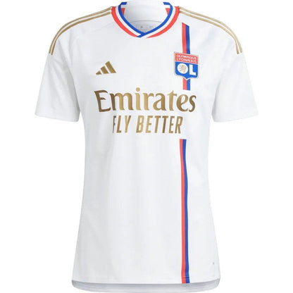 Camiseta de local del Olympique Lyon 23/24 - Versión Fan