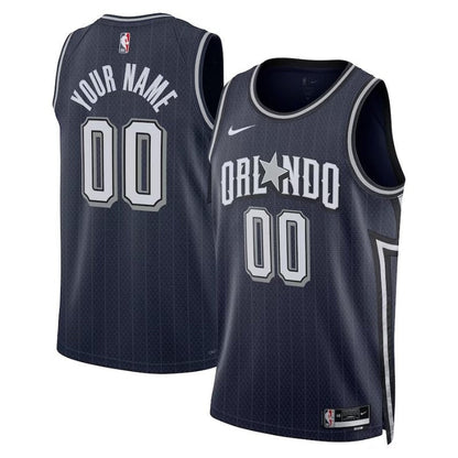 Camiseta unisex de la NBA Orlando Magic 23/24 - Azul marino - Edición Ciudad