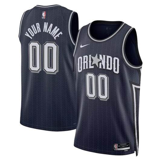 Camiseta unisex de la NBA Orlando Magic 23/24 - Azul marino - Edición Ciudad