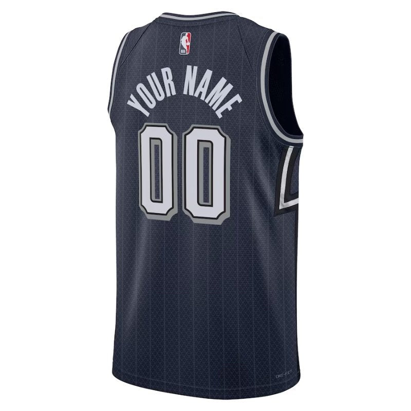 Camiseta unisex de la NBA Orlando Magic 23/24 - Azul marino - Edición Ciudad