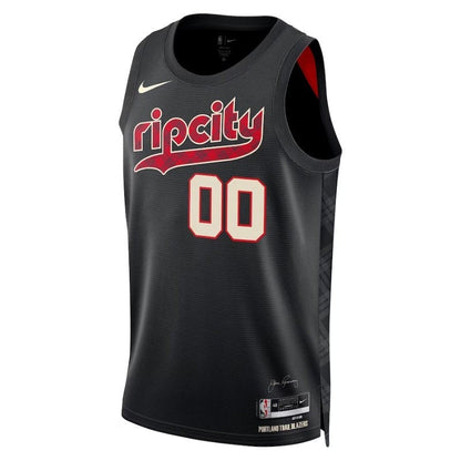 Camiseta unisex de la NBA Portland Trail Blazers 23/24 - Negra - Edición Ciudad