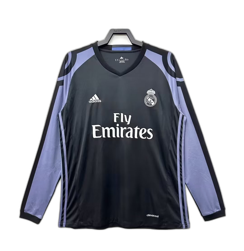 Camiseta de la tercera equipación del Real Madrid 16/17 III - Versión retro de manga larga