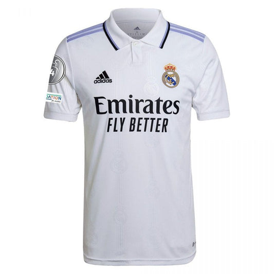 Camiseta local del Real Madrid 22/23 UCL (versión para aficionados)