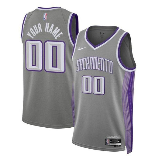 Camiseta unisex de la NBA de los Sacramento Kings 2023 - Edición City - Negra