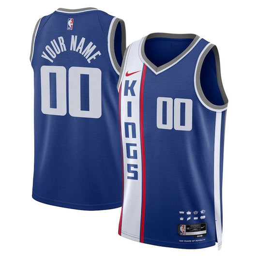 Camiseta NBA unisex Sacramento Kings 23/24 - Azul - Edición Ciudad