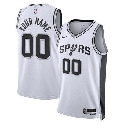 Camiseta unisex blanca de la NBA de los San Antonio Spurs 2023 (edición de la asociación)
