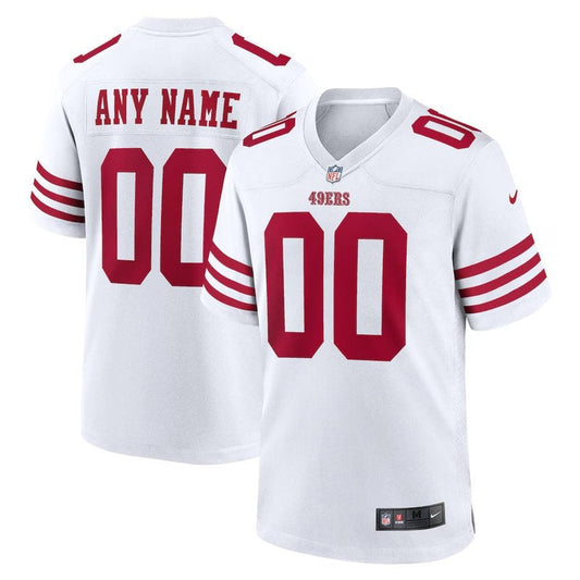 Camiseta personalizada de la NFL de los San Francisco 49ers - Blanca