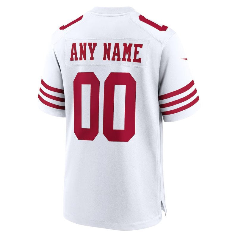 Camiseta personalizada de la NFL de los San Francisco 49ers - Blanca