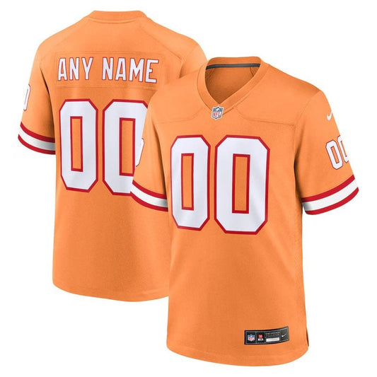 Tampa Bay Buccaneers - Camiseta retro personalizada de la NFL - Naranja