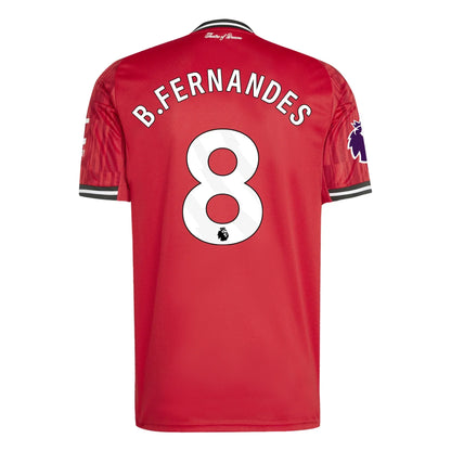 B. Fernandes - Camiseta local del Manchester United 25/26 I - Versión para aficionados