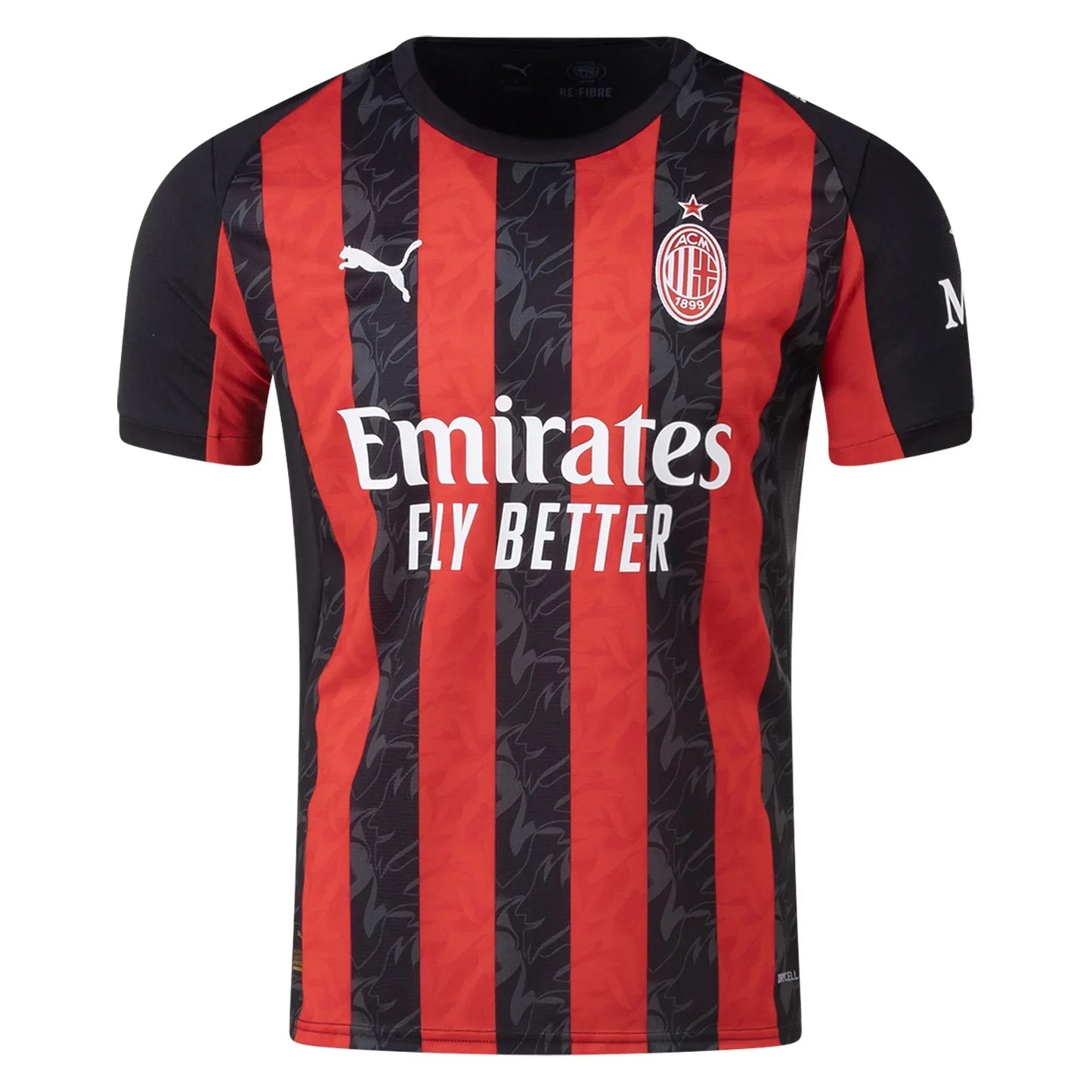 Camiseta local del AC Milan 25/26 (versión para aficionados)